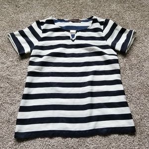 *2 for $10 Item* Polished Striped Blouse